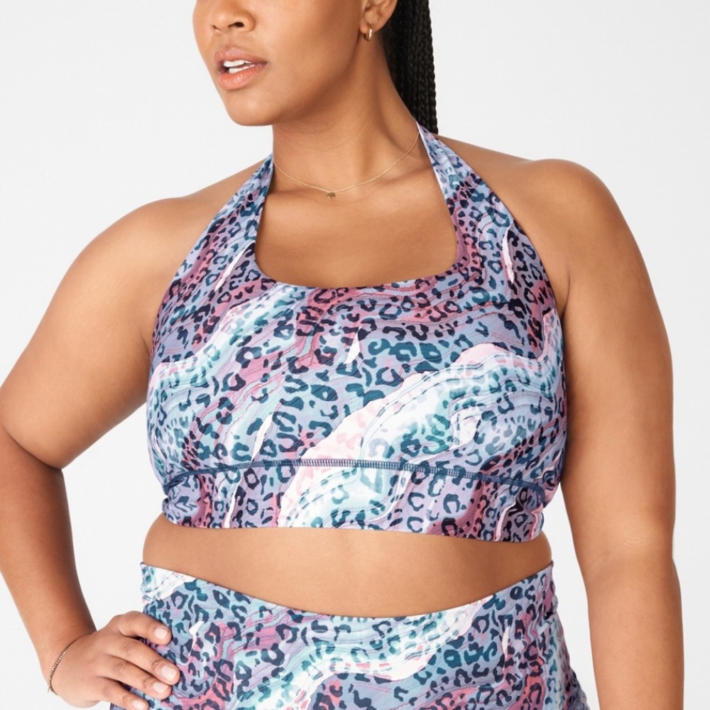 Harlow Halter Reversible Sports Bra 1X